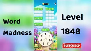 Word Madness Level 1848 Answers 🧠🔥 | All Correct Words Revealed!