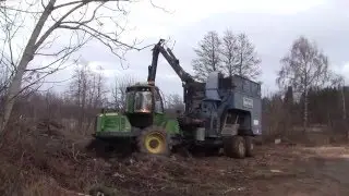 Flismaskin i Bj&ouml;rkn&auml;s