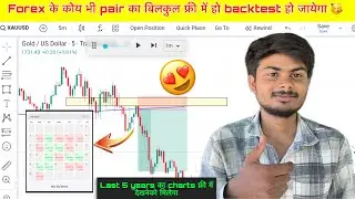 How to Backtest Your strategy in Forex markets🤔|Free back testing Website|Forex market free chart