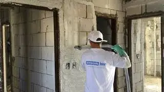 Yeso Proyectado - Knauf MP75 - Arq. Carlos Medina