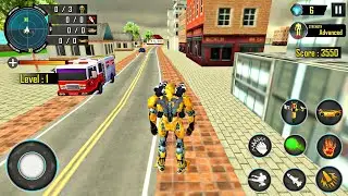 Bee Robot Car Transformation Game - Robot Car Games - Android Gameplay Walkthrough Part 1