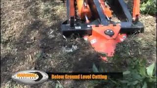 Marshall Tree Saw cutting at ground level