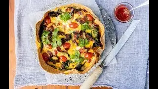 Tortilla Bacon & Egg Pie