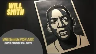 Painting Will Smith In Pop Art | @Will Smith | #WillSmith | N&rsquo;Art Creation