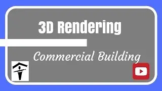 3D Rendering of a Commercial Building by Zulueta Architecture