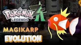Pok&eacute;mon Legends: ZA Magikarp to Gyarados Evolution