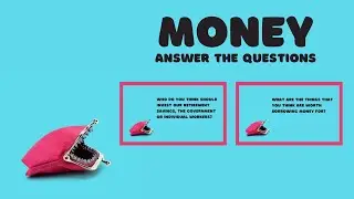 Money. ESL Discussion Questions