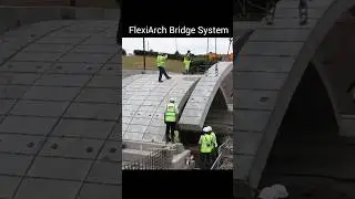 FlexiArch Bridge System | prestressed concrete bridge | Civil Tutor Shorts #shorts #ytshorts