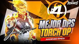🚀 Gameplay legendario con Human Torch Marvel Rivals | Combos y estrategia