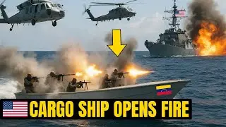 Narco-Boat Fires Machine Guns at Coast Guard &mdash; 3 Helicopters, 2 Destroyers Destroy All 5 Vessels...