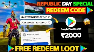 Republic Day Special Redeem Code | Free Redeem Code App 2024 | Free Google Play Redeem Code App