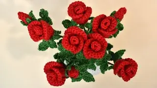 ROSAS DE GANCHILLO PASO A PASO