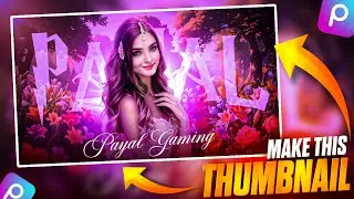 Make This Amazing Live Stream Thumbnail In PicsArt 🔥