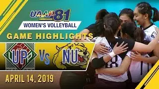 UAAP 81 WV: UP vs. NU | Game Highlights | April 14, 2019