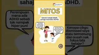 Fakta vs Mitos mengenai ADHD #MindaInklusif#neurodiversity #neurodivergent #ADHD