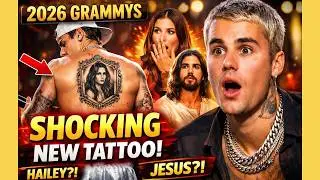 Justin Bieber&rsquo;s SHOCKING New Tattoo at 2026 Grammys! Fans Are Divided 😱||STARLINE NEWS