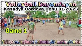 Game1:Team Arnoco kons.Jay,Darlin,Timtim Vs.Team Sir Arquion,Dandan,Cedrick