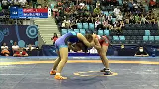 1/4 WW - 57 kg: S. ILYASOGLU (TUR) v. K. BYAMBASUREN (MGL)