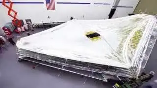 Time-lapse: James Webb Space Telescope Sunshield Deployment Test