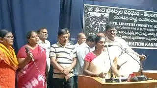 ఏ దారినా మీరొస్తరో మా అన్నలూ..‌ప్రజాకళామండలి కంచుకంఠం విజయక్క పాడిన పాట.# viral video,pkm,pnm songs 