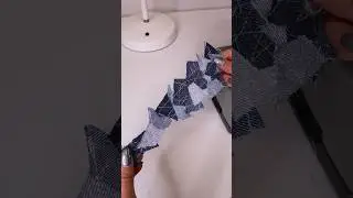 Denim patchwork top diy - part one #sewingdiy #patchwork
