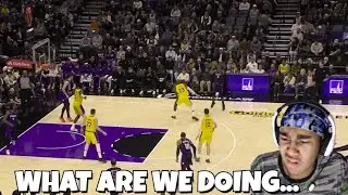 WHAT ARE WE DOING... REACTING TO LAKERS VS KINGS HIGHLIGHTS!