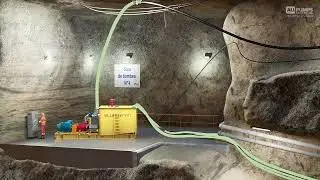Desag&uuml;e de mina subterr&aacute;nea con estaciones m&oacute;viles de bombeo SlurryPro