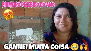 GANHEI UMA CAIXA RECHEADA DE COISAS DA ESCRITA DO CANAL MUITA COISA 🙌🥹