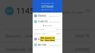 Samsung Galaxy S25 Plus Antutu Score GameSir X3 Pro #samsunggalaxy #antutu #antutuscore #gamesir
