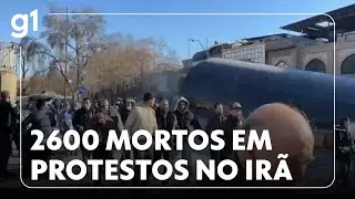 Mortes durante onda de protestos contra governo no Ir&atilde; chegam a 2.600