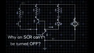 Why an SCR or Thyristor can't be turned OFF directly?