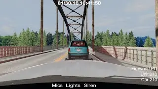 Police chase a young car thief. (01.30.2016)