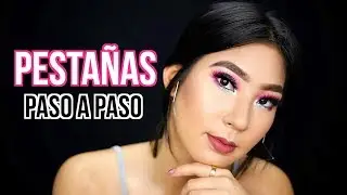 COMO PONER PESTAÑAS POSTIZAS FACIL (PASO A PASO) | Carol Chang