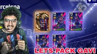 BIG TIME GAVI PACK OPENING 🔴 BARCELONA PACK OPENING EFOOTBALL MOBIL #efootball #bigtime #pes #gavi