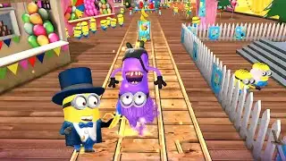 Minion rush Special mission - Minionaire minion with Purple minion at Fantasy Event