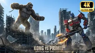 King Kong vs Optimus Prime | Epic Giant Battle in New York | IMAX Cinematic