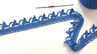 SIMPLE BEAUTY!! EASY CROCHET 🧶 LACE PATTERN