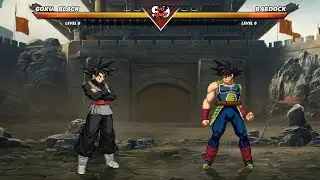 Goku black vs Bardock   -Goku black vs Bardock -High Level Awesome  Fight!