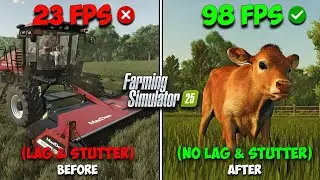 Farming Simulator 25: Максимальный рост FPS для интегрированной графики!