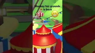 Monkey fairgrounds is back everyone!!! 😁 #adoptme