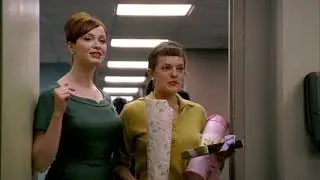 Mad Men S01E01 Part 10 Peggy meets the switchboard girls