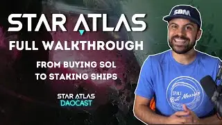 How to Play Star Atlas | FULL WALKTHROUGH | Buying SOL, Buying ATLAS, Buying Ships & Staking Ships
