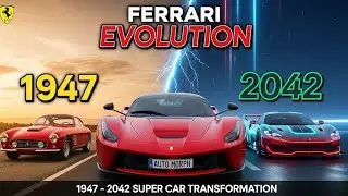 Ferrari Evolution 1947&ndash;2042 | Supercar Transformation Through Time 🏎️