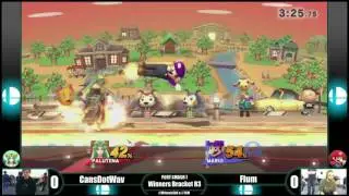 PORT SMASH 7 - CansDotWav (Palutena) Vs Flum (Mario) - Winners Round 3 - SSB4