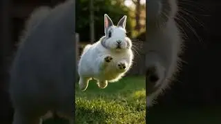 Joyful Binky Netherlands  dwarf rabbit  #animals #fypviral #shorts #rabbit
