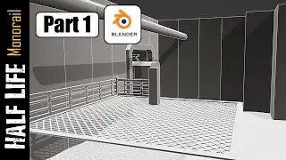 БЛЕНДЕР: МОНОРЕЛЗ HALF LIFE (ЧАСТЬ 1)