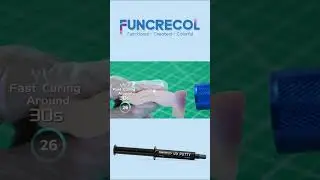 FUNCRECOL 302 UV Curing UV Clay Fast Smooth and Repair your 3D prints#3dmodeling #modeling #putty