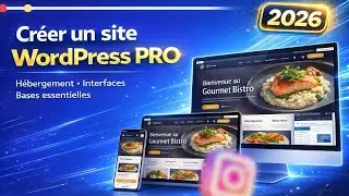 Comment  créer un site Web WordPress pro en 2026 : Hébergement, interfaces et bases essentielles