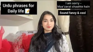 Urdu phrases for beginners and daily life | Urdu is sweet | Urdu words for everyday life #learn