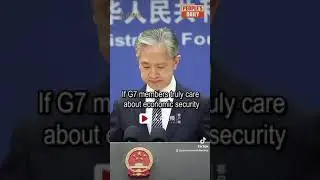 G7 imperialist projecting economic coercion on China